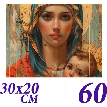 Obraz Puzzle Marie Devotional 60 dílků 21x29,7 cm Kostel Panny Marie Č. 1