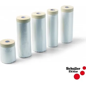 Zakrývací fólie na malování SCHULLER EH'KLAR® Zakrývací folie PAINT MASKER, 270 cm × 16 m, s maskovací páskou 15 mm 45878