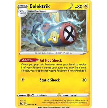 Karetní hra Pokémon TCG Eelektrik 060/196