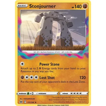 Karetní hra Pokémon TCG Stonjourner 111/196 - Reverse Holo