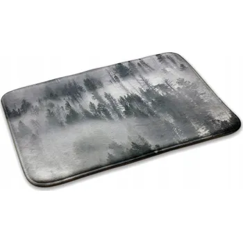 Koberec Módní podlahový koberec do obývacího pokoje s potiskem Les v mlze 75x45 cm