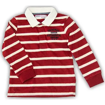 Kojenecké oblečení Minoti Tričko chlapecké Polo bavlněné s dlouhým rukávem, vel. 68/80