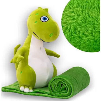 Dětská deka Plyšová deka 100x160 cm s polštářem - maskot 3v1 pro děti