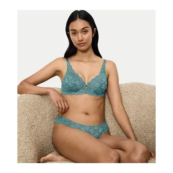 Podprsenka Triumph Podprsenka s kosticemi Amourette 10209574 Tyrkysová 70G