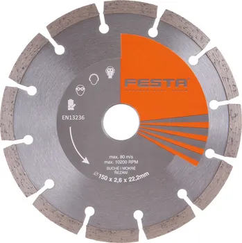 Řezný kotouč FESTA® Kotouč diamantový segmentový 150×22,23 mm 21315