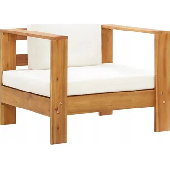 Zahradní židle VidaXL dřevěná černá