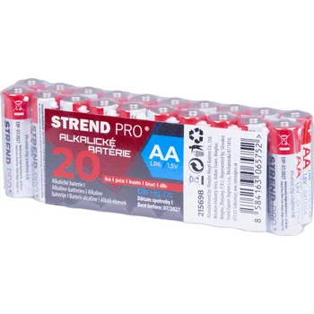 Článková baterie STREND PRO® Baterie alkalická AA (LR6) 1,5 V, 20 ks 215698
