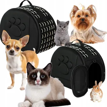 přepravka pro zvíře Velká Přepravka taška pro kočky a psy "Modi" - skládací, vzdušná, pevná