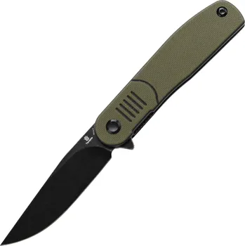 kapesní nůž TENABLE KNIVES Einar Blackwash Nitro-V 0.137''/3.5mm Olivově zelená & Černá G10 T2072A1
