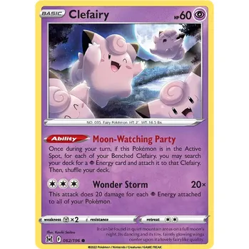 Sběratelská karetní hra Pokémon TCG Clefairy 062/196