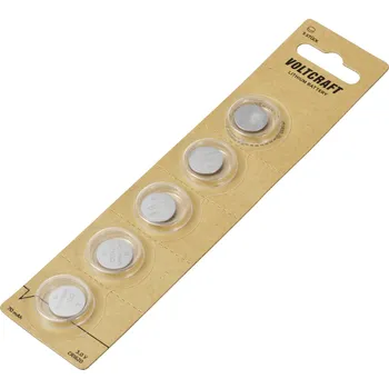 Článková baterie VOLTCRAFT knoflíkový článek CR 1620 3 V 5 ks 70 mAh lithiová VC-16107960