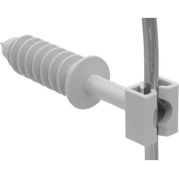 Hromosvod ZOFITHERM HP podpěra vedení hromosvodu do izolace - ŠEDÁ 7035