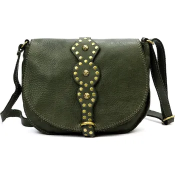 Kožená sedlová crossbody kabelka VS 037