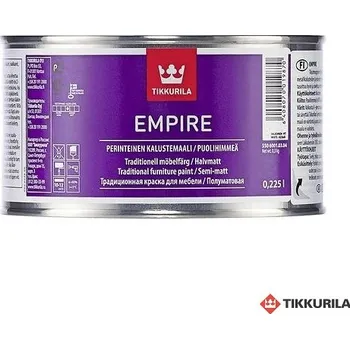 Lak na dřevo TIKKURILA® EMPIRE Barva alkydová, tixotropní Velikost balení: 0,225 l, Stupeň lesku: polomat