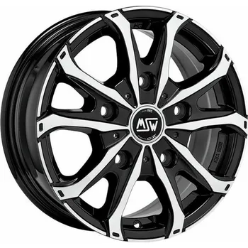 Alu kolo Alu disk MSW OFF-ROAD & VAN MSW 48 VAN 6.5x15, 5x118, 71.1, ET55 GLOSS BLACK FULL POLISHED
