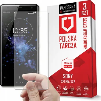 Pouzdro na mobilní telefon Hybridní Sklo pro Sony XPERIA XZ2, 3 ks