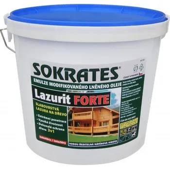 Barva na dřevo SOKRATES® LAZURIT FORTE Lazura tenkovrstvá, na dřevo Odstín (barva): citrus, Velikost balení: 2 kg, Stupeň lesku: mat