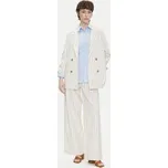 Pepe Jeans Kalhoty z materiálu Herly PL211806 Béžová Wide Leg XS