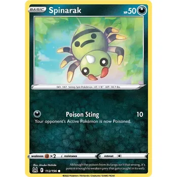 Sběratelská karetní hra Pokémon TCG Spinarak 112/196