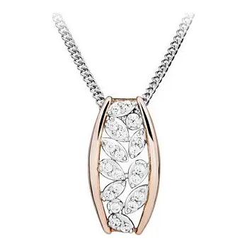 Šperk Přívěsek JVD SVLP0753SH8BK00 stříbrný