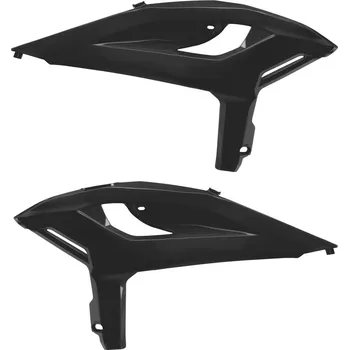 Chladič motoru POLISPORT kryty chladiče BETA RR 2T/4T RR X-PRO 25; RR RACE 25 barva černá (POLISPORT kryty chladiče BETA RR 2T/4T RR X-PRO 25; RR RACE 25 barva černá)