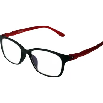 Brýle na čtení Brýle na čtení +2,00 s filtrem modrého světla Plastové obroučky Lehký design Ochrana očí při práci na počítači a čtení knih červená