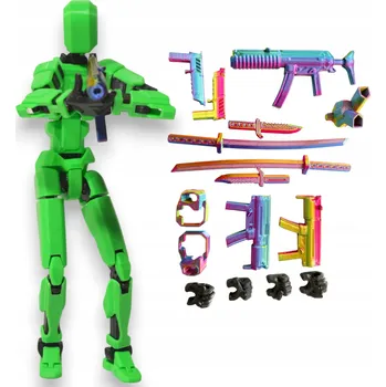 Figurka Figurka -KKMS- MINI LEGENDY ROBOT ZELENÝ CS2 FADE SKINS