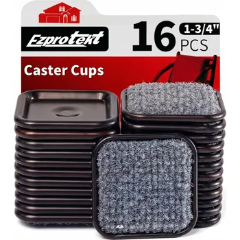 Podložka pod nábytek Plstěné podložky pod židle, nábytek, čtvercové podložky 45 mm 16 Ks