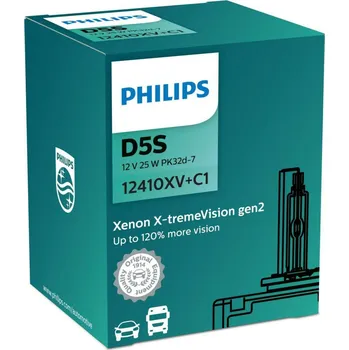 Autožárovka Philips D5S 12V 25W PK32d-7 X-tremeVision Gen2 1ks 12410XV+C1