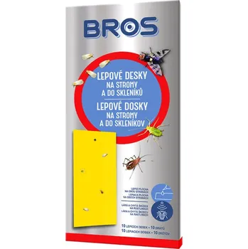 Přípravek proti hmyzu Desky lepové BROS do skleníků 10ks