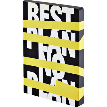 Diář Nuuna, Tečkovaný zápisník Graphic Best Plan - No Plan 120 g/m² L 256 stran - Formadore