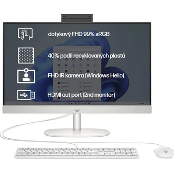 Stolní počítač HP 24-cr1006nc White B9AK2EA#BCM