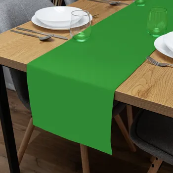 ubrus Dekorační běhoun na stůl Rongo RG-043 Sytě zelený 20x120 cm