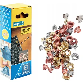 Vrták Očka Rapid 4 mm pro boty, kožené, balení 100 ks