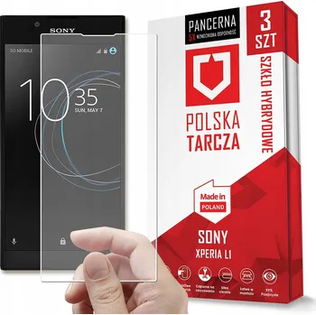 Pouzdro na mobilní telefon Hybridní Sklo pro Sony XPERIA L1 3 ks