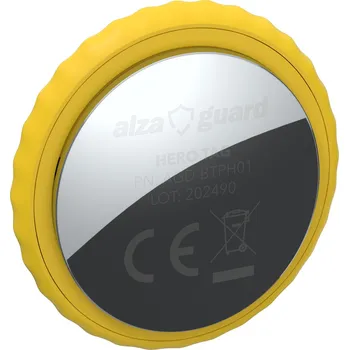Lokátor AlzaGuard Premium Hero Tag with FindMy žlutý