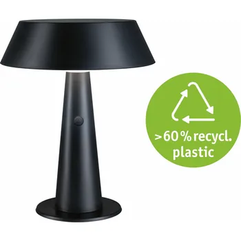 Venkovní osvětlení PAULMANN Solární LED stolní lampa Soala 2700K 2,1W antracit