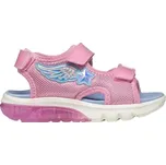 Dívčí sandály Geox J SANDAL CIBERDRON A 34 Růžová, Světle modrá, Bílá