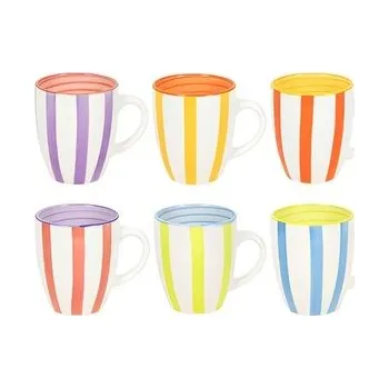 HIT Hrnky na kávu i čaj sada 6 ks 350 ml SUMMER HT-24326121