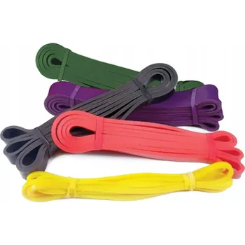 VELKÁ SADA ODPOROVÝCH GUM POWER BAND 5 KS GUMY NA CVIČENÍ PRÉMIOVÉ KVALITY