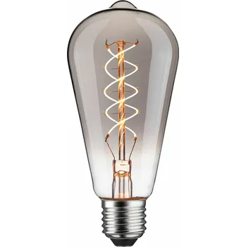 Žárovka PAULMANN Rustic Shine Standard 230V LED žárovka E27 Filament S-Form 4,2W 1800K stmívatelné kouřové sklo