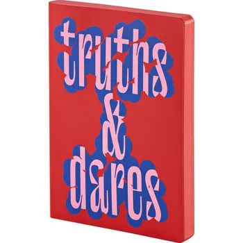 Diář Nuuna, Tečkovaný zápisník Graphic Truths & Dares 120 g/m² L 256 stran - Formadore
