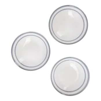 Talíř SAN IGNACIO Talíř hluboký sada 3 ks NOIA 20 cm BGEU-6206