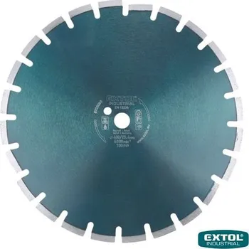 Řezný kotouč EXTOL® INDUSTRIAL Diamantový kotouč řezný na asfalt, segmentový, 400 x 25,4 x 3,5 mm 8703093