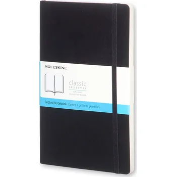 Diář Moleskine, Tečkovaný zápisník Moleskine Classic měkká vazba L 192 stran černý - Formadore