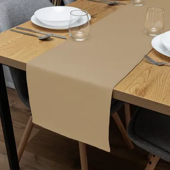 ubrus Dekorační běhoun na stůl Rongo RG-040 Kávově hnědý 35x120 cm