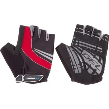 Cyklistické rukavice PRO-T Rukavice PRO-T Plus Salerno M černo-zelená fluor