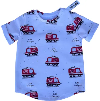 ANDY Boom tričko hasiči s krátkým rukávem Velikost děti: 92