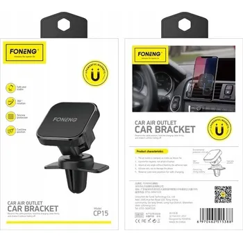 Magnetický držák do auta Foneng CP15, černý