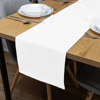 ubrus Dekorační běhoun na stůl Rongo RG-045 Bílý 20x140 cm